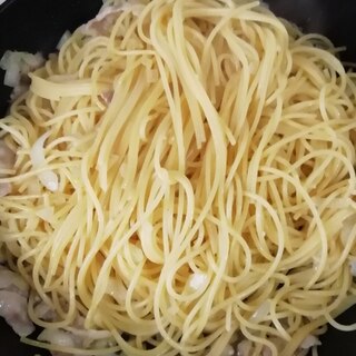 楽々♪ガーリックパスタ♪